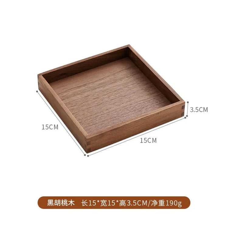 Solid Wood Desktop Organizer Tray for Keys, Jewelry and Everyday Essentials