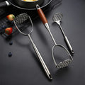 Stainless Steel Potato Masher & Garlic Presser: Kitchen Gadgets