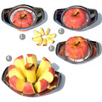 Stainless Steel Apple Cutter Slicer | Kitchen Gadgets for Easy Fruit & Vegetable Cutting