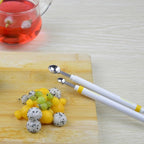 Double Ended Stainless Steel Scoop Apple Ball Melon Spoon Kitchen Gadgets